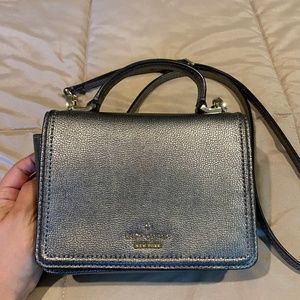 Silver Kate Spade Crossbody